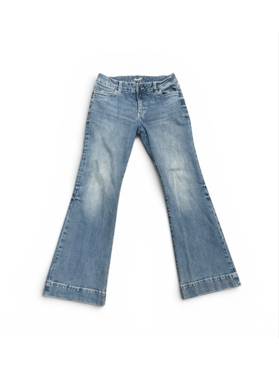 Wrangler Denim - Wrangler Women’s Bootcut Jeans Sz 13x32 Blue Medium Wash Stretch Denim Low Rise